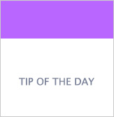 Tip of the Day